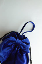 Load image into Gallery viewer, BLUE VELVET BEAU BAG