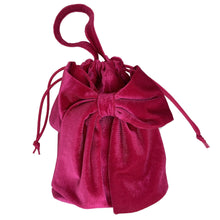 Load image into Gallery viewer, PINK VELVET BEAU BAG