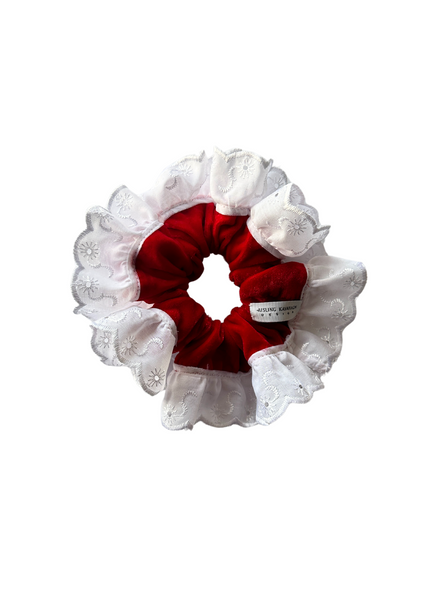 DREAM FRILLS SCRUNCHIE - RED VELVET