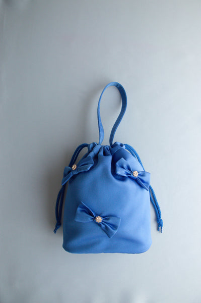 COBALT BLUE MINI BEAU BAG WITH SPARKLE