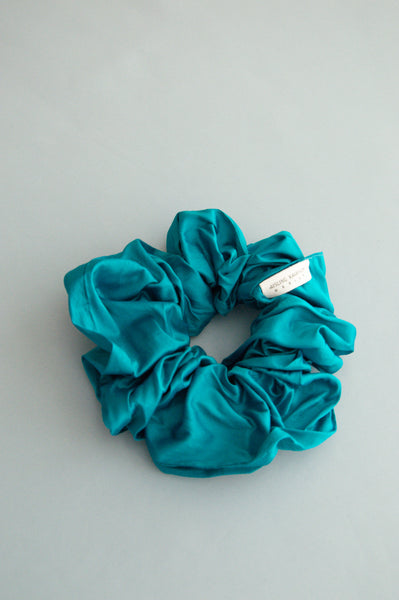 TEAL BLUE SCRUNCHIE