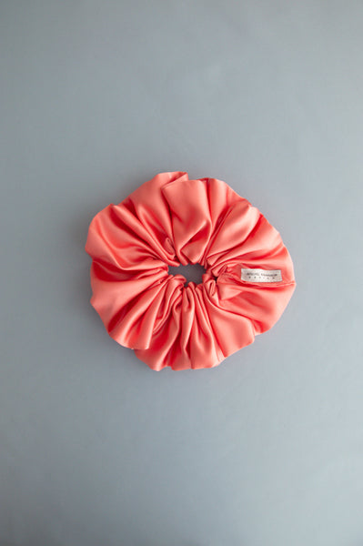 FRENCH ROSE PINK SCRUNCHIE