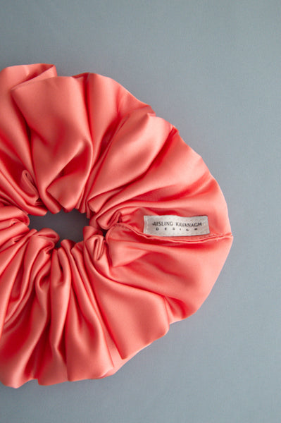 FRENCH ROSE PINK SCRUNCHIE