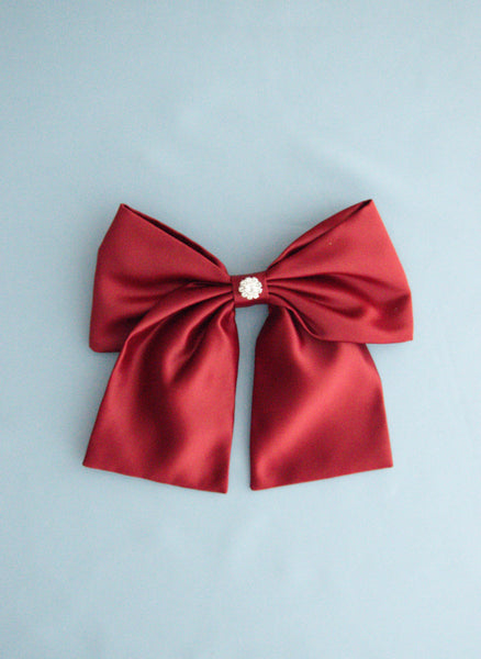 Satin Burgundy Beau