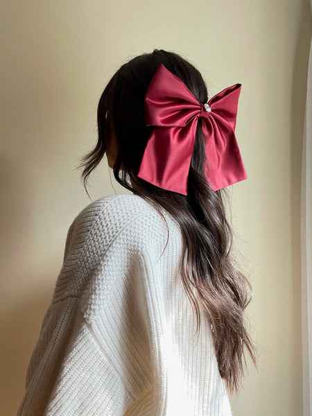 Satin Burgundy Beau
