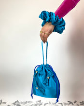 Load image into Gallery viewer, SPARKLE MINI BEAU TEAL BAG
