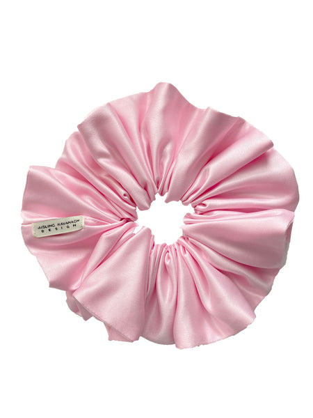 DREAM SCRUNCHIE IN BABY PINK SATIN