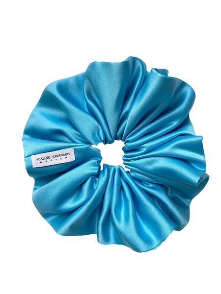 DREAM SCRUNCHIE IN SKY BLUE SATIN