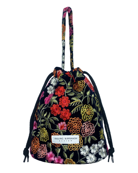 FLORA EMBROIDERED BAG