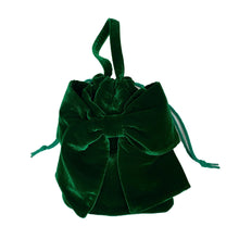 Load image into Gallery viewer, GREEN VELVET BEAU BAG
